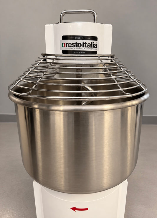Pétrin à spirale professionnel RTF30 2V - Resto Italia