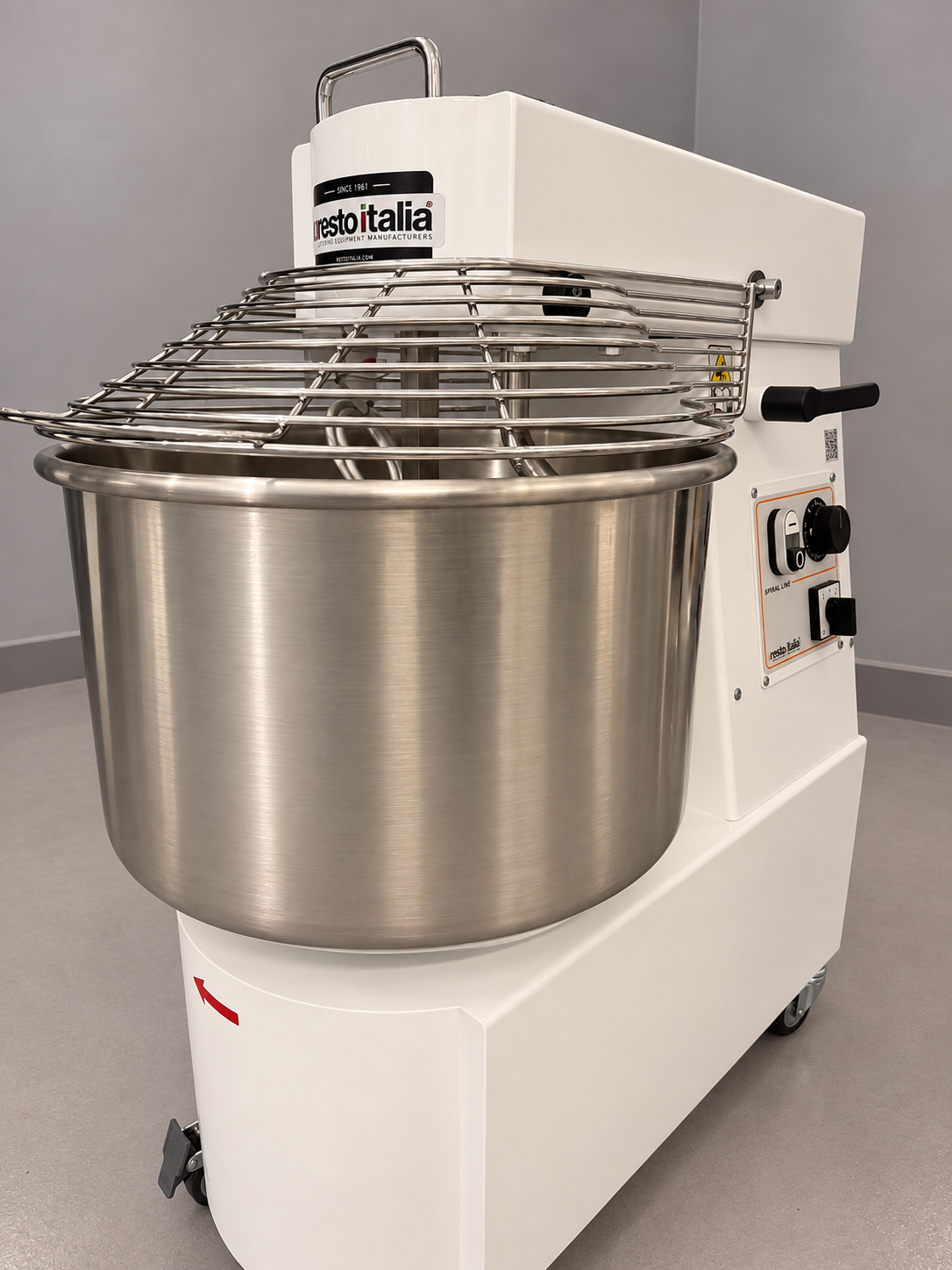 Pétrin à spirale professionnel RTF30 2V - Resto Italia