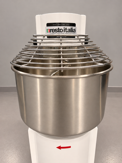 Pétrin à spirale professionnel SK20TR2V- Resto Italia